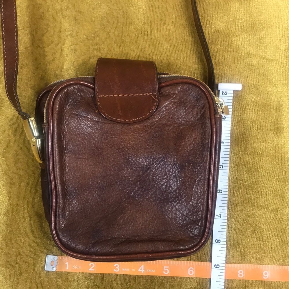 VTG,MADE IN ITALY CROSSBODY LEATHER MINI BAG - Picture 8 of 16